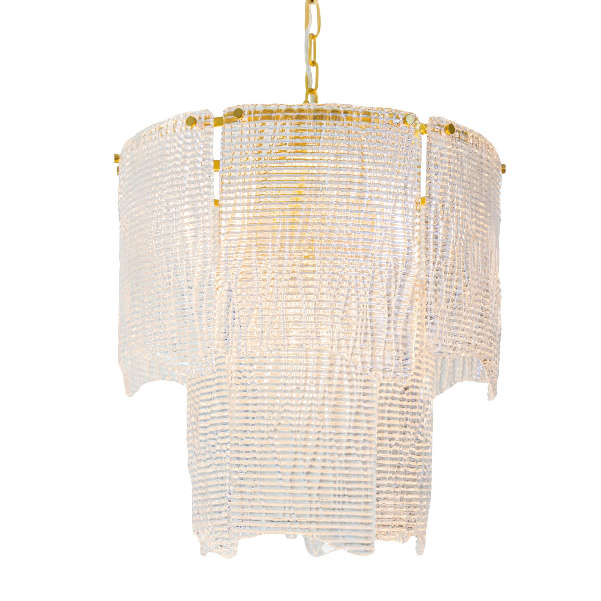 PENDENTE PASTA TRANSPARENTE E LATAO 4xE14 VELA MAX 40W — imagem 1 do catálogo Bella