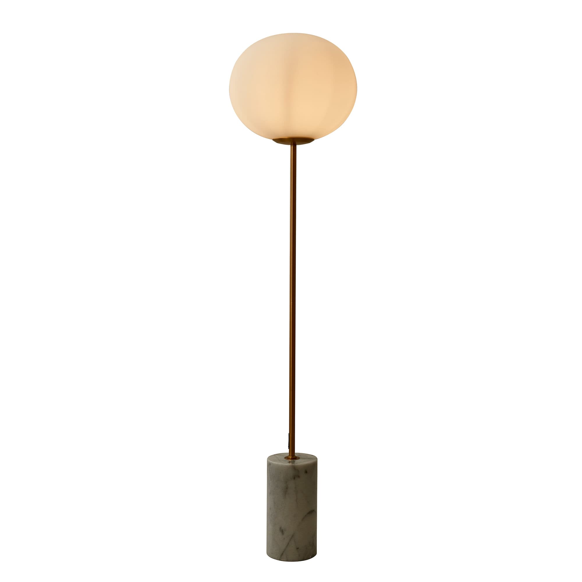 COLUNA PINNA OPALINO E DOURADO 1xE27 BULBO MAX 60W — imagem 1 do catálogo Bella