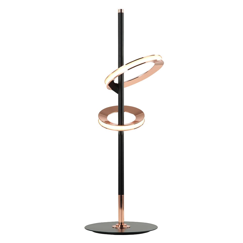 ABAJUR GINGA ROSE GOLD E PRETO 2xLED 5,5W — imagem 1 do catálogo Bella