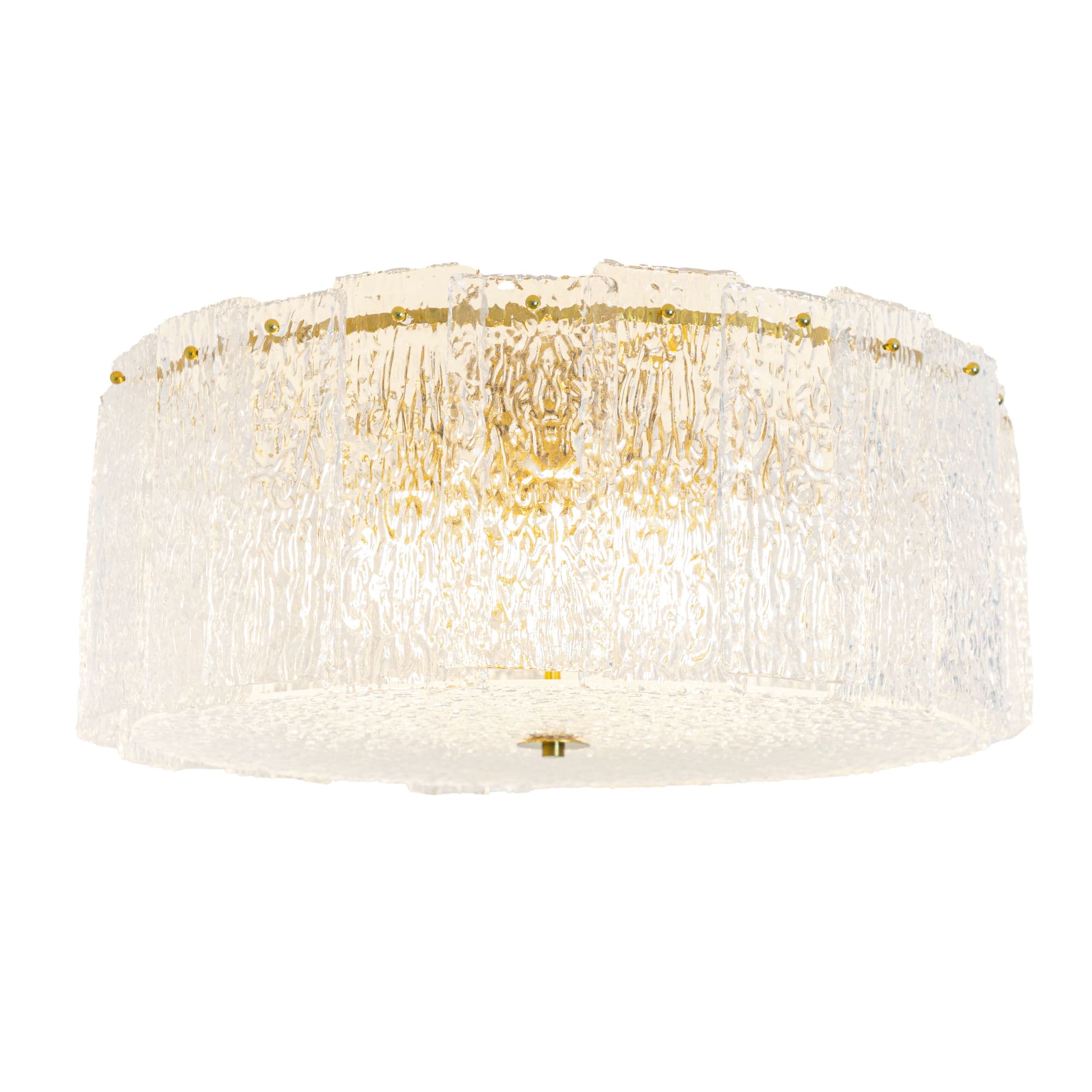 PLAFON DRUMOND TRANSPARENTE E LATAO 6xE14 BOLINHA MAX 40W — imagem 1 do catálogo Bella