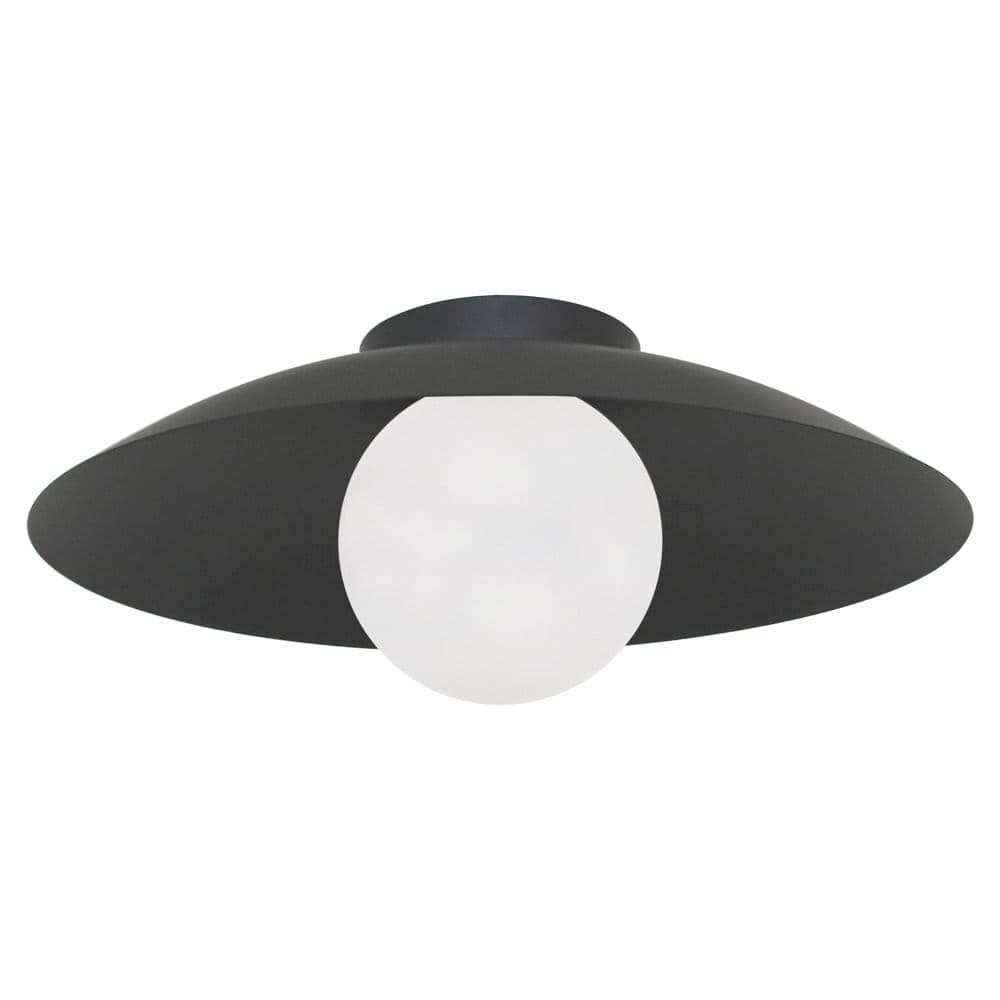 PLAFON CUIA PRETO E OPALINO 1xG9 MAX 28W — imagem 1 do catálogo Bella