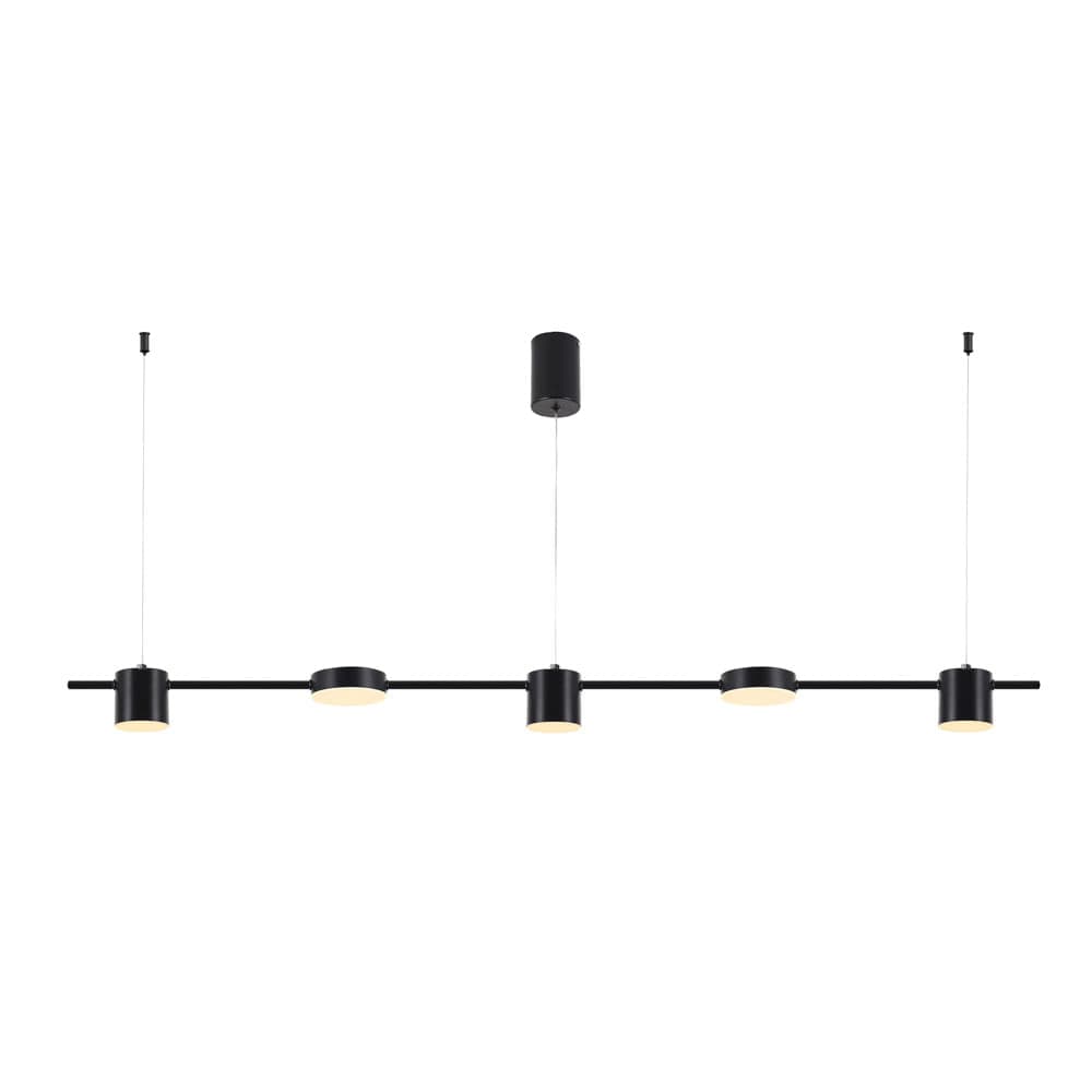 PENDENTE PUSH PRETO 5xLED 6W — imagem 1 do catálogo Bella