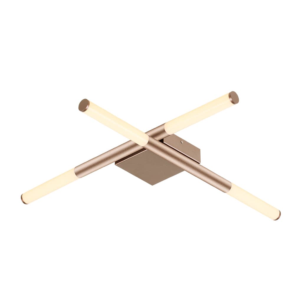 PLAFON PALITO DOURADO 4xLED 6W — imagem 1 do catálogo Bella