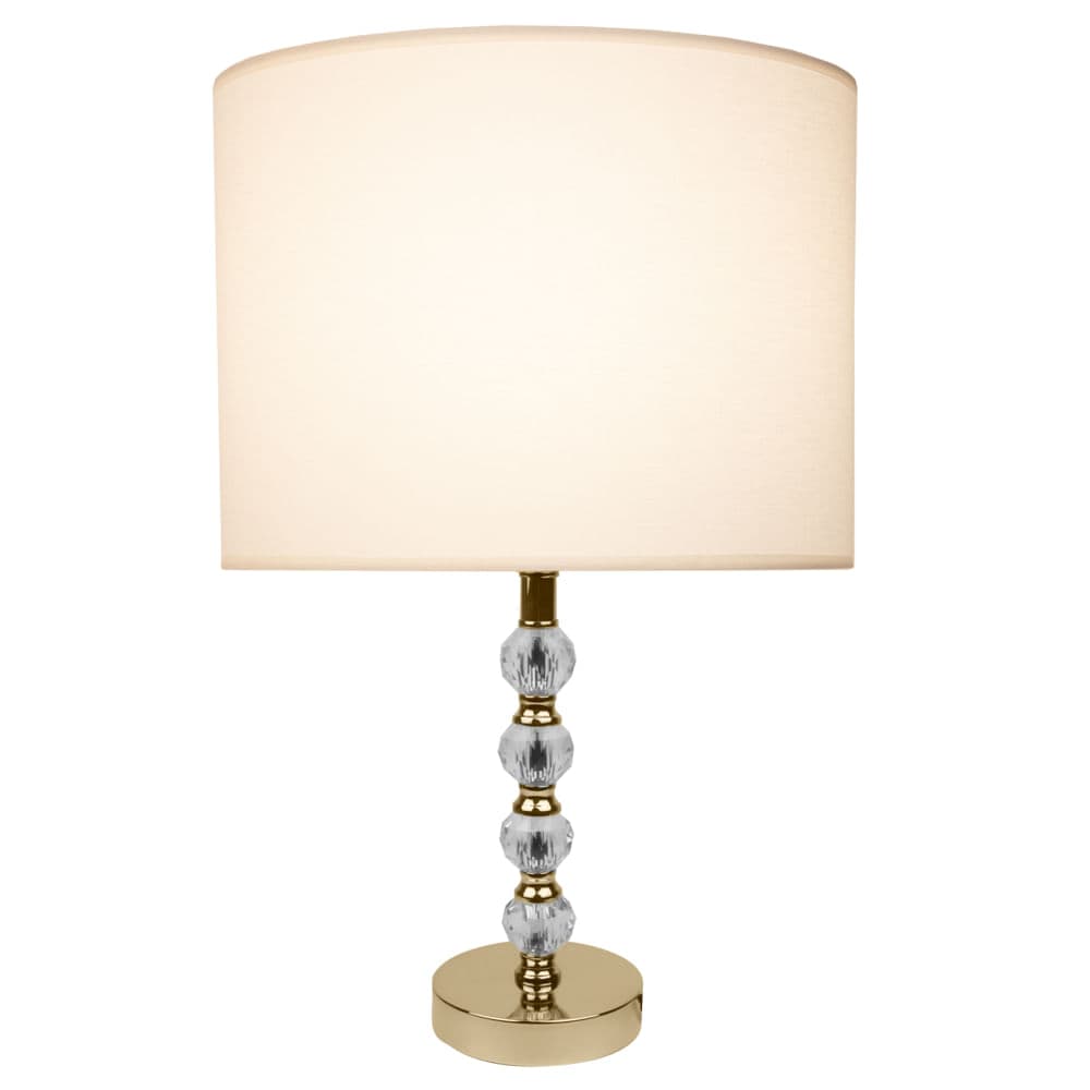 ABAJUR LIT ABAJUR (BASE) LIT DOURADO E TRANSPARENTE 1xE27 BULBO MAX 40W — imagem 1 do catálogo Bella