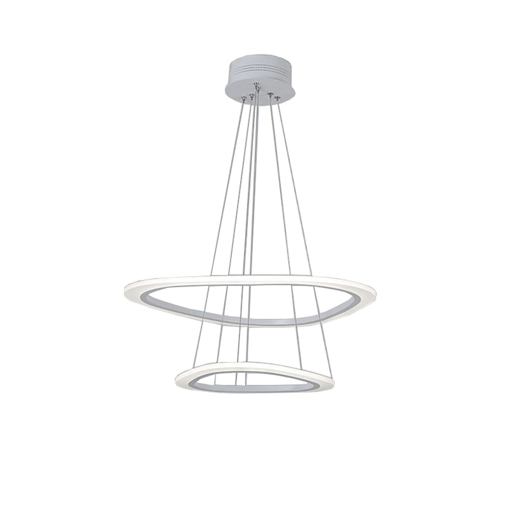 PENDENTE NUVOLA PRATA E BRANCO 1xLED 66W — imagem 1 do catálogo Bella