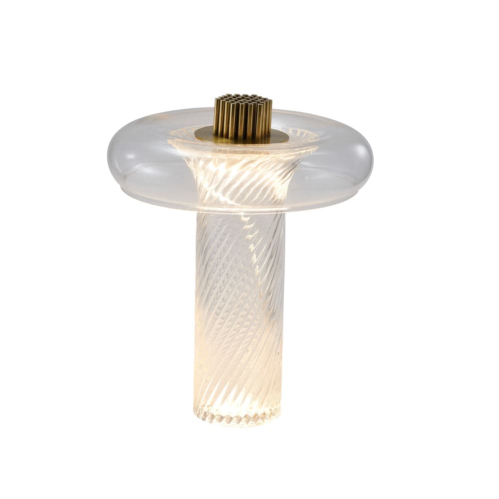ABAJUR TORSIONI TRANSPARENTE E LATAO 1xLED 5W — imagem 1 do catálogo Bella