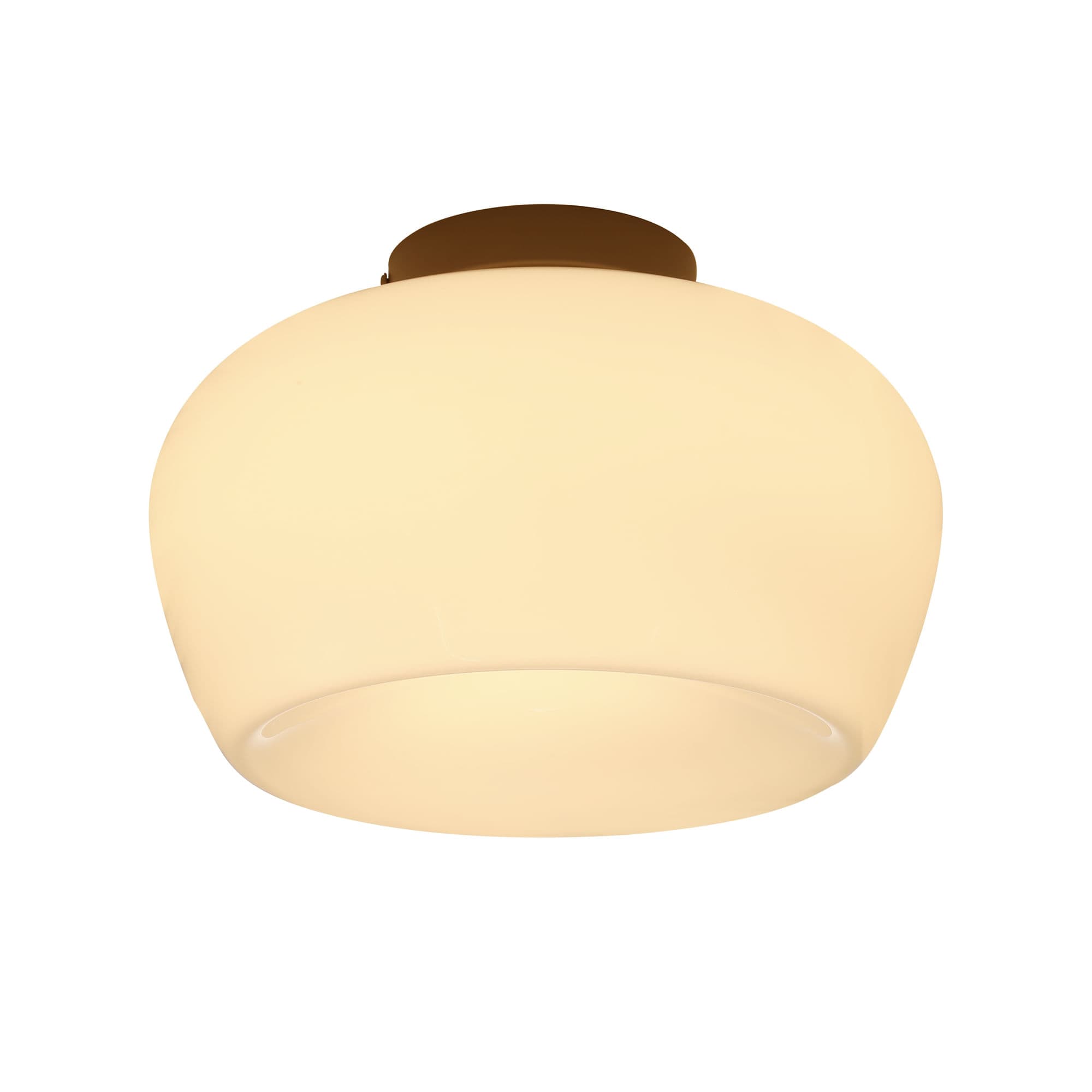 PLAFON APPLE OPALINO E BEGE 1xLED 18W — imagem 1 do catálogo Bella