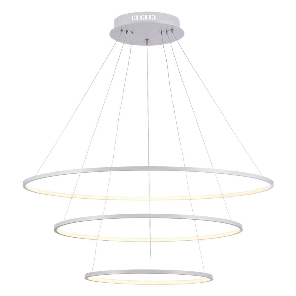PENDENTE BIRDIE OVAL PENDENTE BIRDIE BRANCO E BRANCO 3xLED 39W — imagem 1 do catálogo Bella