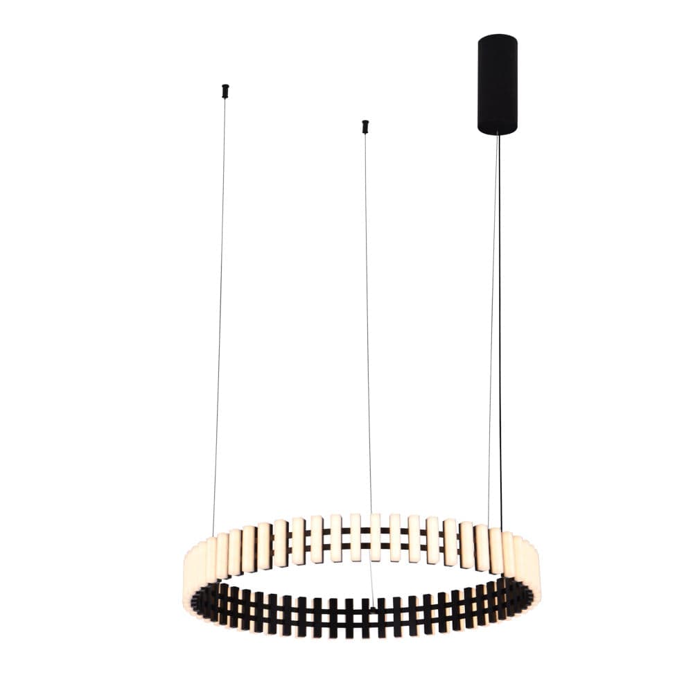 PENDENTE XYLO PRETO E BRANCO 1xLED 35W — imagem 1 do catálogo Bella