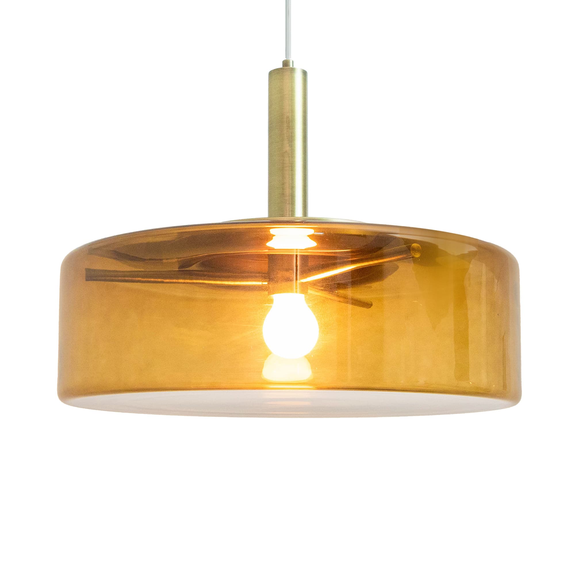 PENDENTE SPINNER MARROM E DOURADO 1xE27 BULBO MAX 60W — imagem 1 do catálogo Bella
