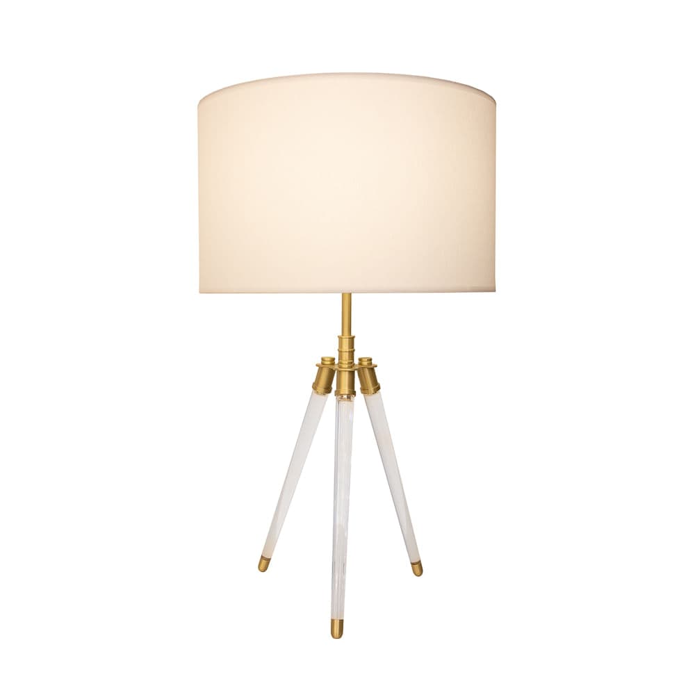 ABAJUR VENETO ABAJUR (BASE) VENETO DOURADO E TRANSPARENTE 1xE27 BULBO MAX 40W — imagem 1 do catálogo Bella
