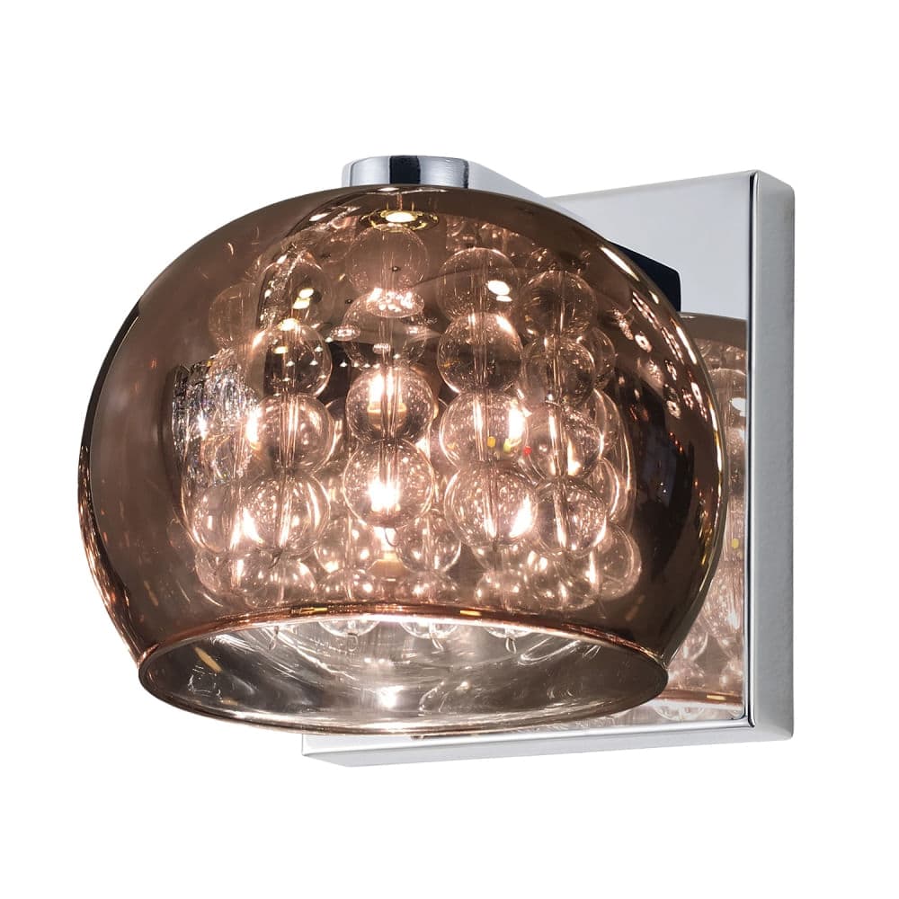 ARANDELA SOHO CROMADO E TRANSPARENTE 1xG9 MAX 25W — imagem 1 do catálogo Bella