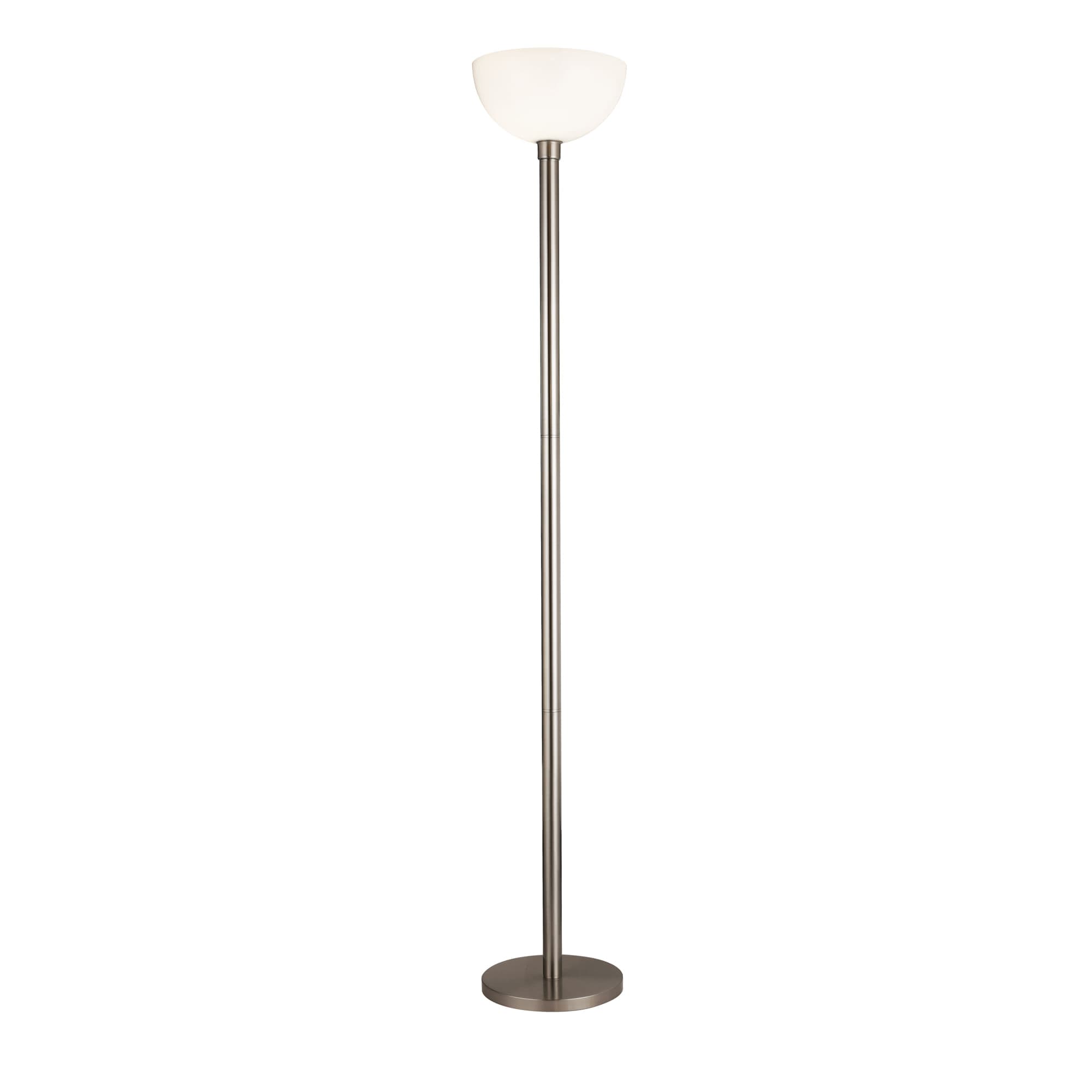 COLUNA DECO NIQUELADO E OPALINO 1xE27 BULBO MAX 40W — imagem 1 do catálogo Bella