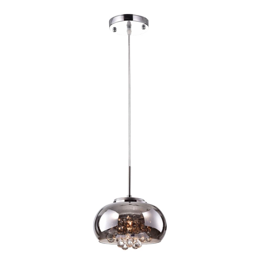 PENDENTE SOHO CROMADO E TRANSPARENTE 1xG9 MAX 25W — imagem 1 do catálogo Bella