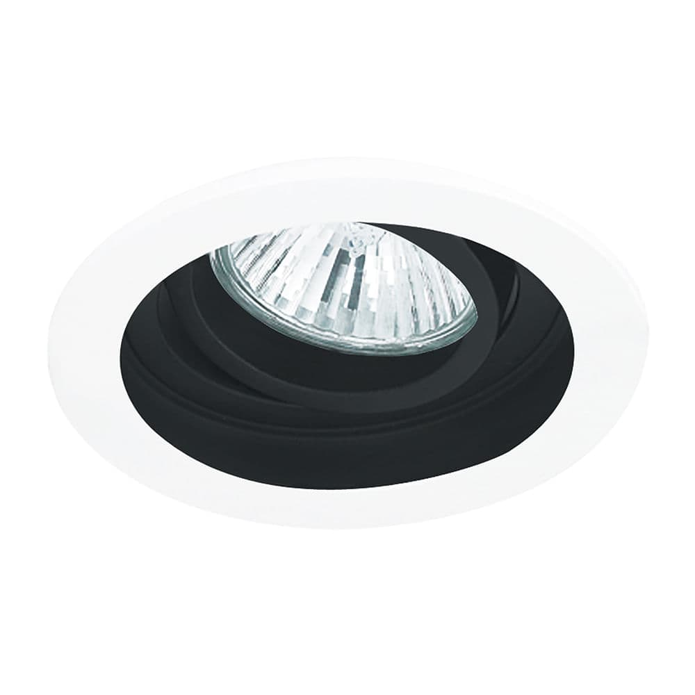 SPOT CONECTA EMBUTIR REDONDO BRANCO E PRETO D9CM A4.5CM 1xGU10 MR11 MAX 35W IP20 — imagem 1 do catálogo Bella