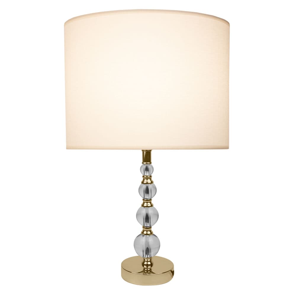 ABAJUR LIT ABAJUR (BASE) LIT DOURADO E TRANSPARENTE 1xE27 BULBO MAX 40W — imagem 1 do catálogo Bella