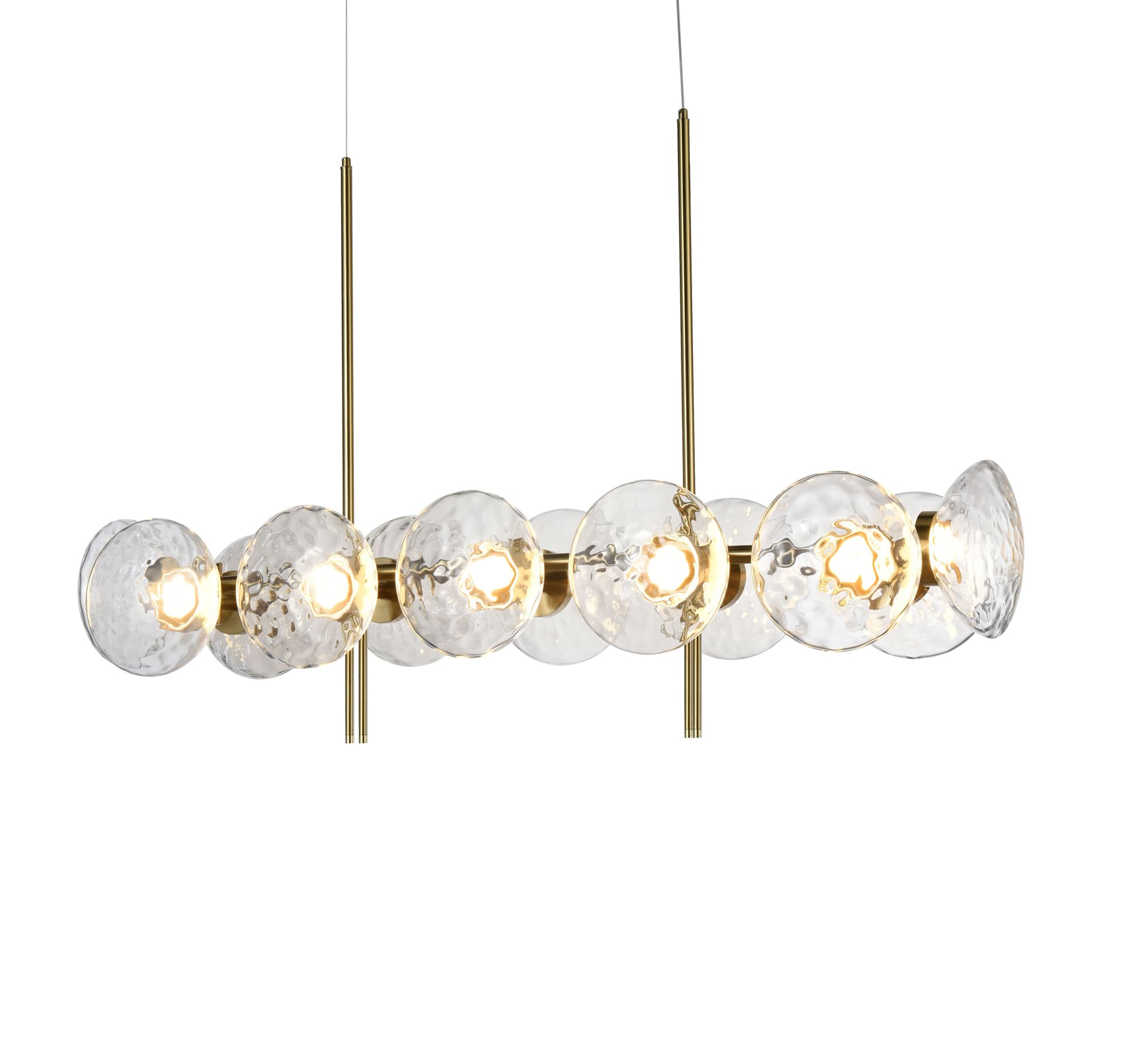 PENDENTE ELLA TRANSPARENTE E LATAO 12xLED 5W — imagem 1 do catálogo Bella