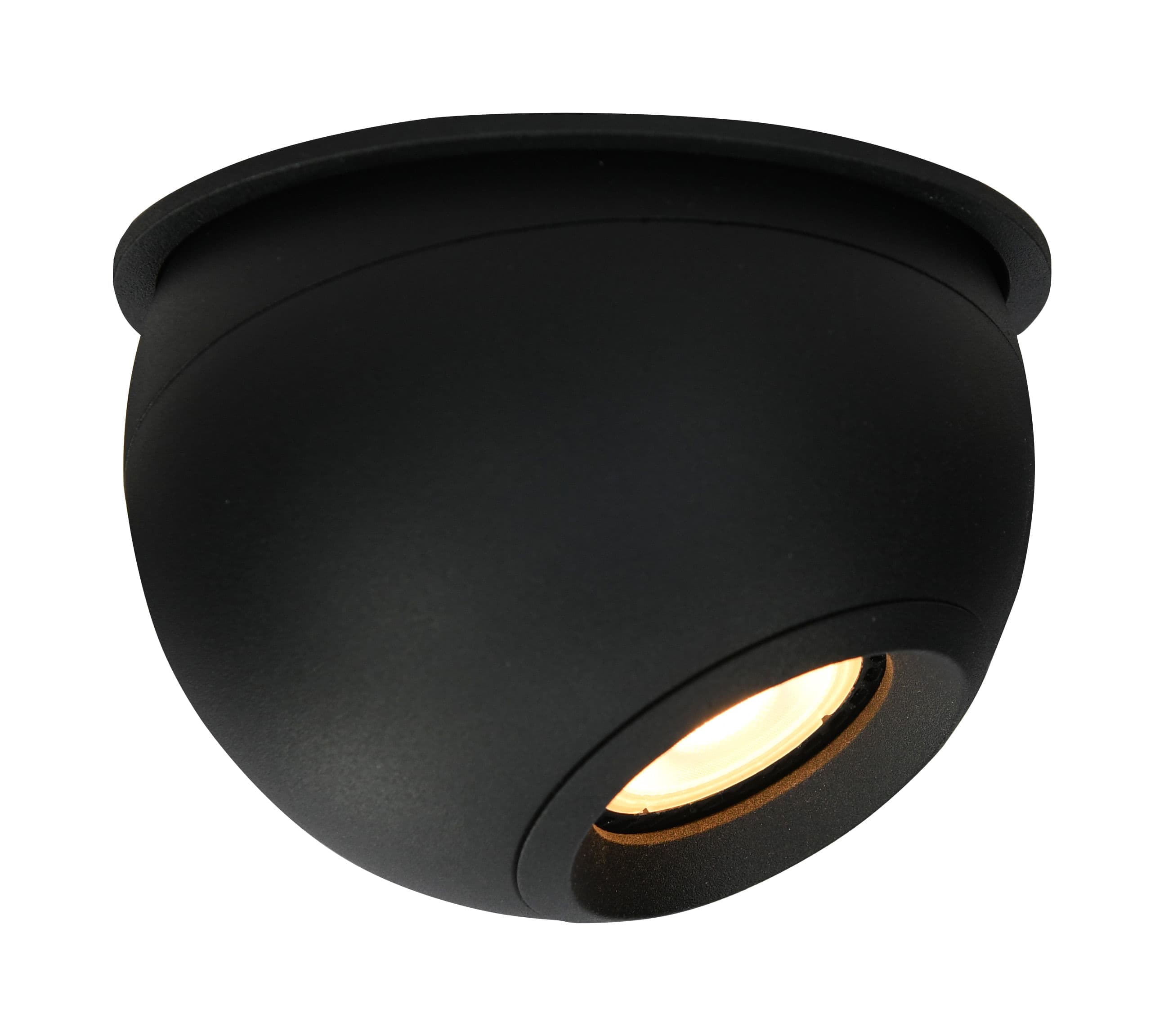 SPOT BILLIARD EMBUTIR PRETO D12.8CM A10.8CM 1xGU10 MR16 MAX 10W IP20 — imagem 1 do catálogo Bella