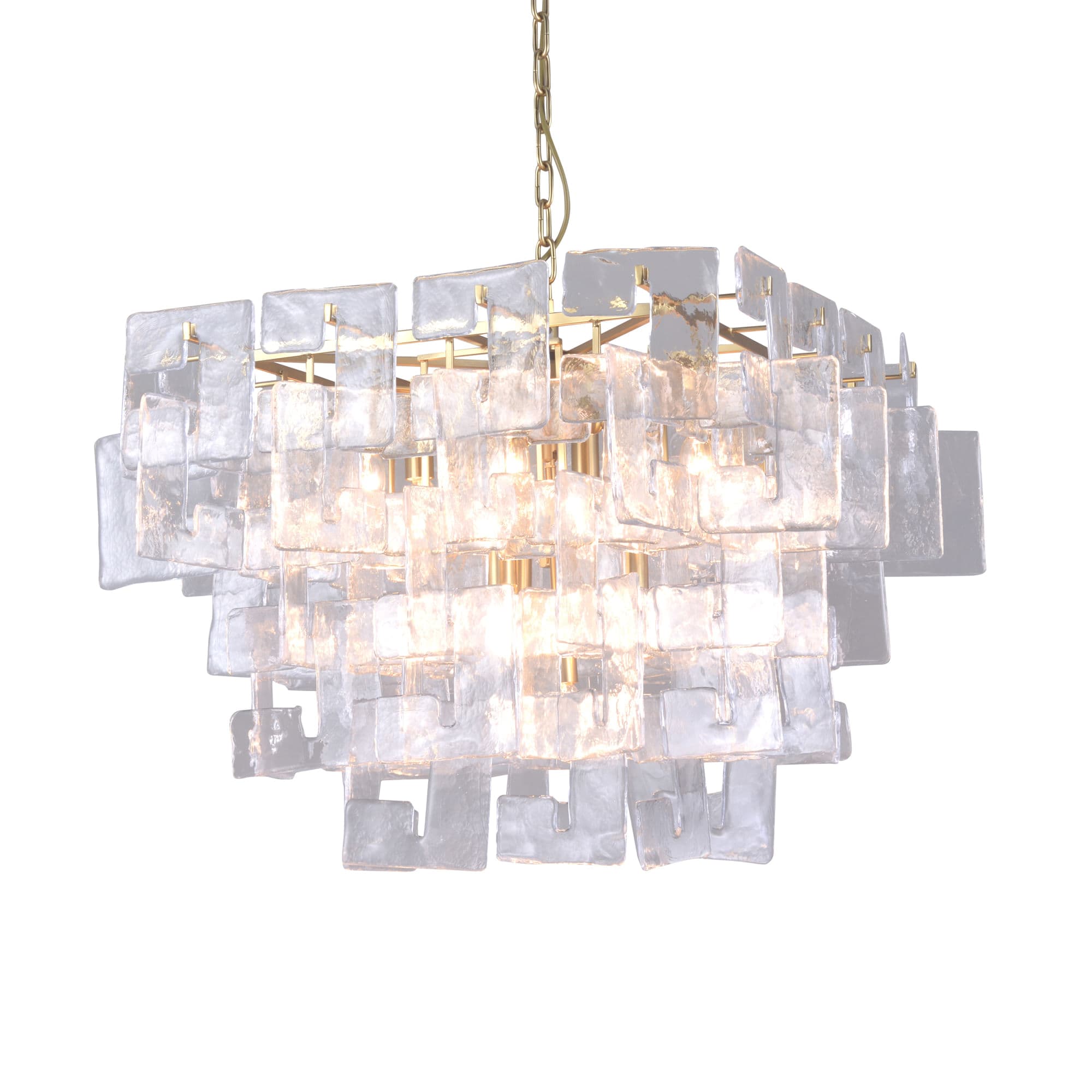 PENDENTE LIGILO TRANSPARENTE E LATAO 10xE14 BOLINHA MAX 40W — imagem 1 do catálogo Bella