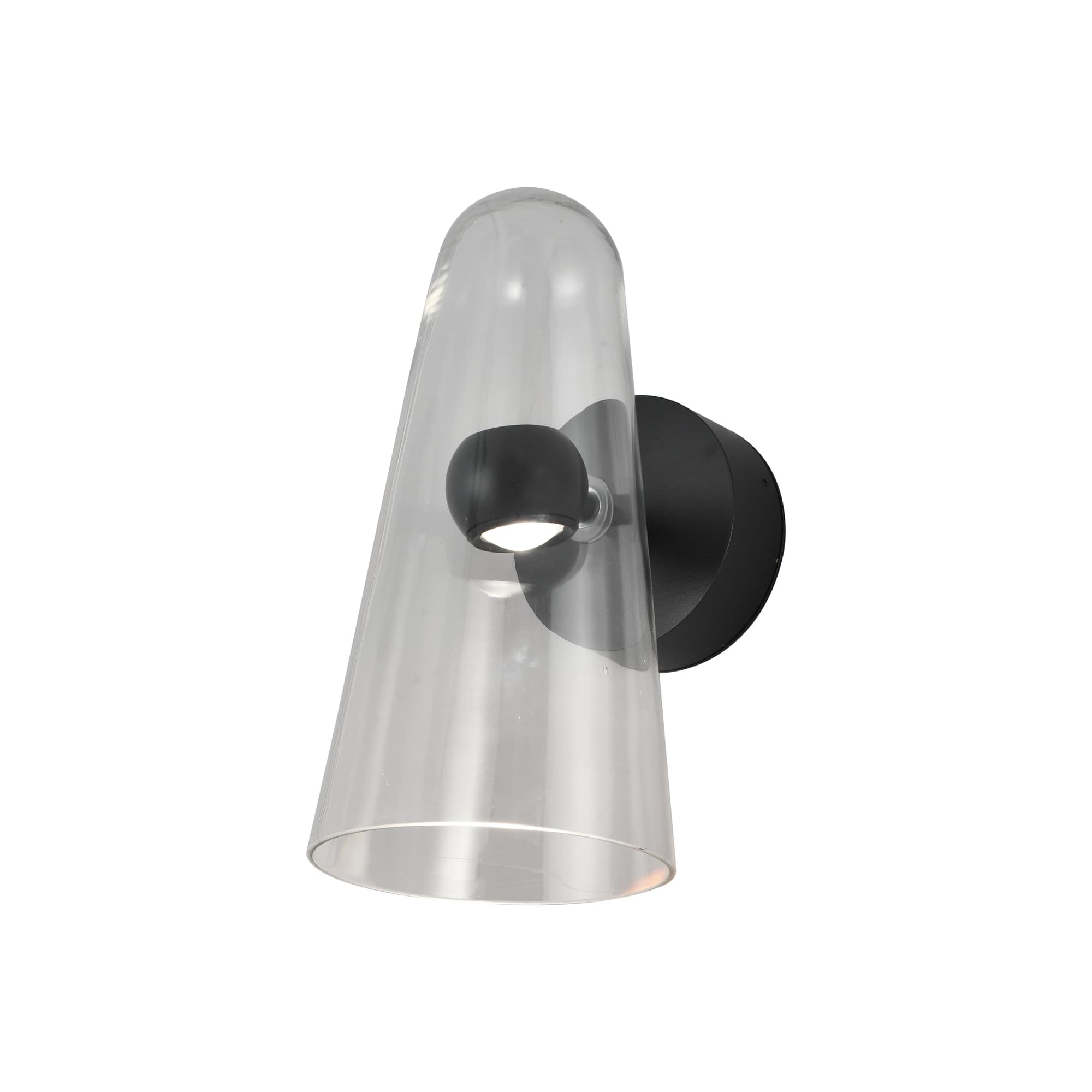 ARANDELA NEMO TRANSPARENTE E PRETO 1xLED 5W — imagem 1 do catálogo Bella