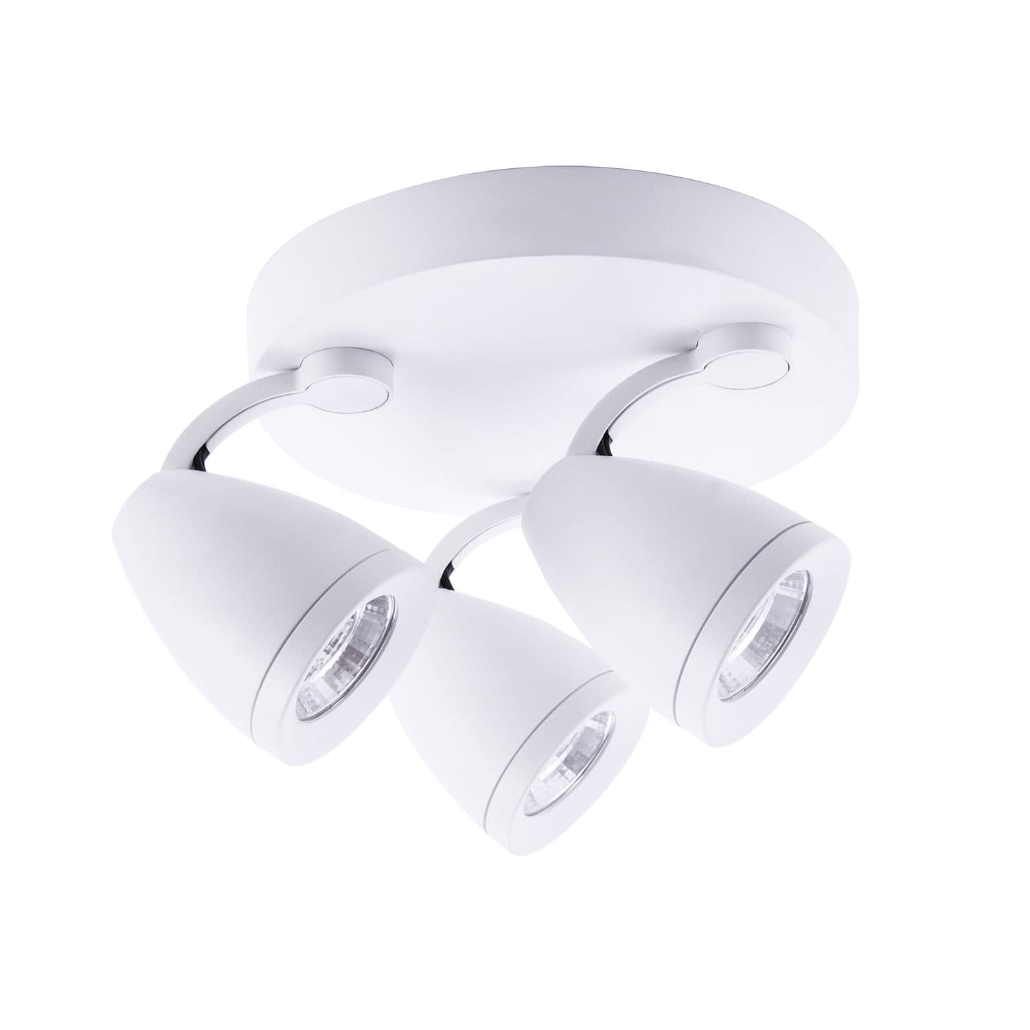 SPOT GIRO SOBREPOR BRANCO D21CM A16CM 3xGU10 MR16 MAX 50W IP20 — imagem 1 do catálogo Bella