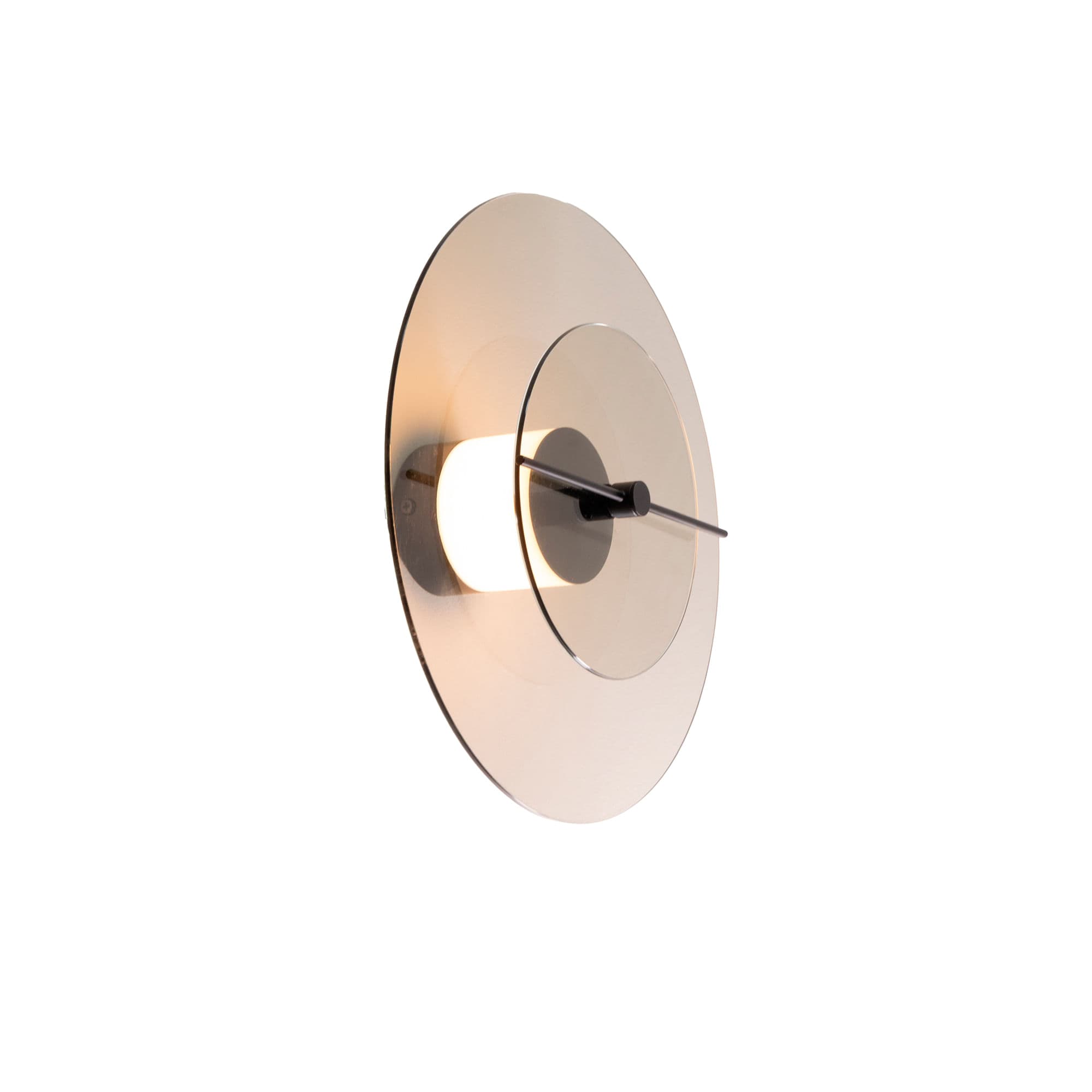ARANDELA AURORA FUME E PRETO D32CM A13CM 1xLED 6W 2700K — imagem 1 do catálogo Bella