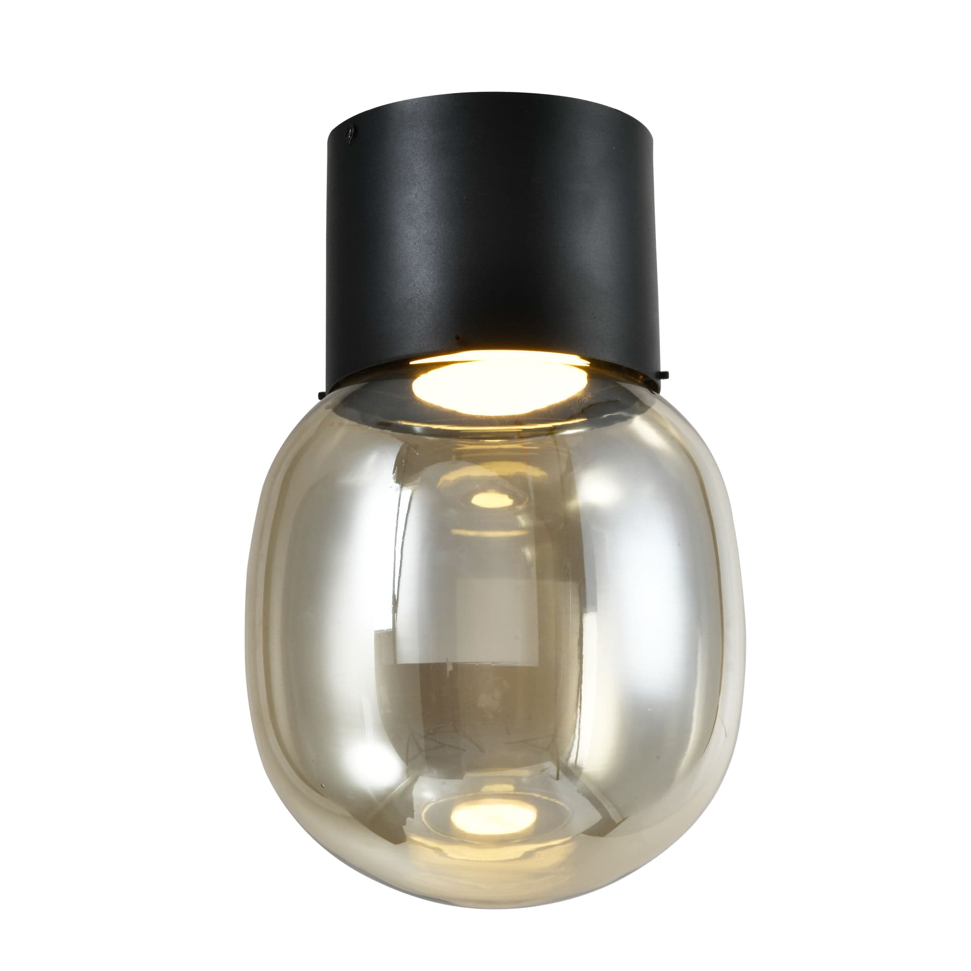 PLAFON PLIM AMBAR E PRETO 1xLED 16W — imagem 1 do catálogo Bella