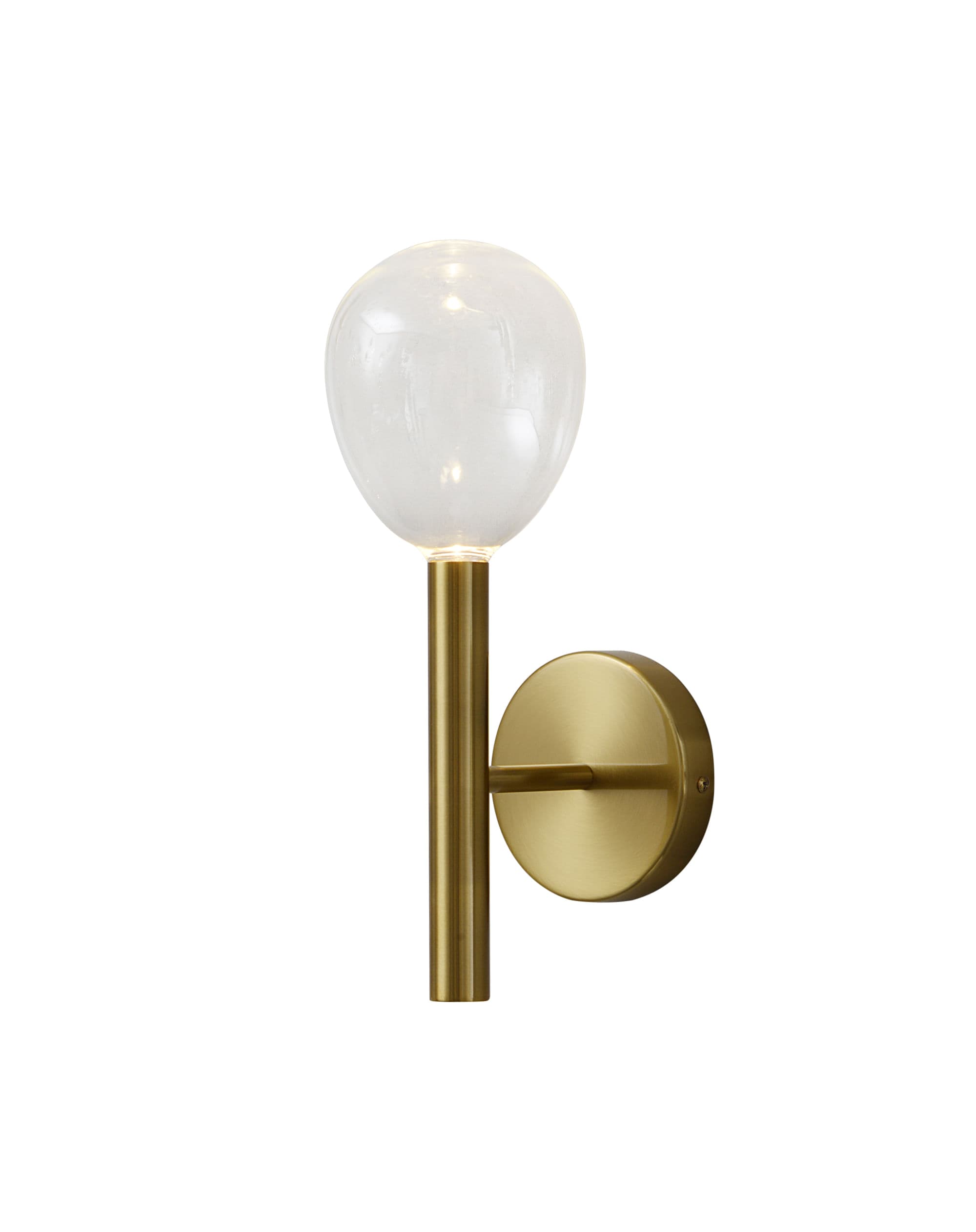 ARANDELA GUM DOURADO E TRANSPARENTE 1xLED 2W — imagem 1 do catálogo Bella