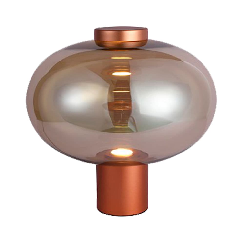 ABAJUR MIRAGE COBRE E CHAMPANHE 1xLED 1W — imagem 1 do catálogo Bella
