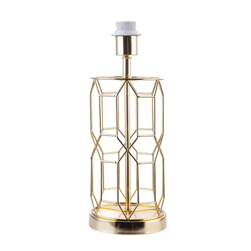 ABAJUR DISEGNO ABAJUR (BASE) DISEGNO DOURADO 1xE27 BULBO MAX 40W — imagem 1 do catálogo Bella
