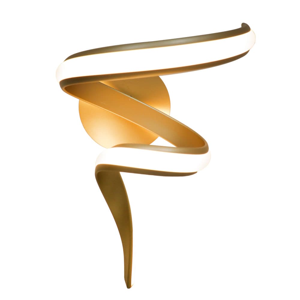 ARANDELA FLUIRE DOURADO 1xLED 12W — imagem 1 do catálogo Bella