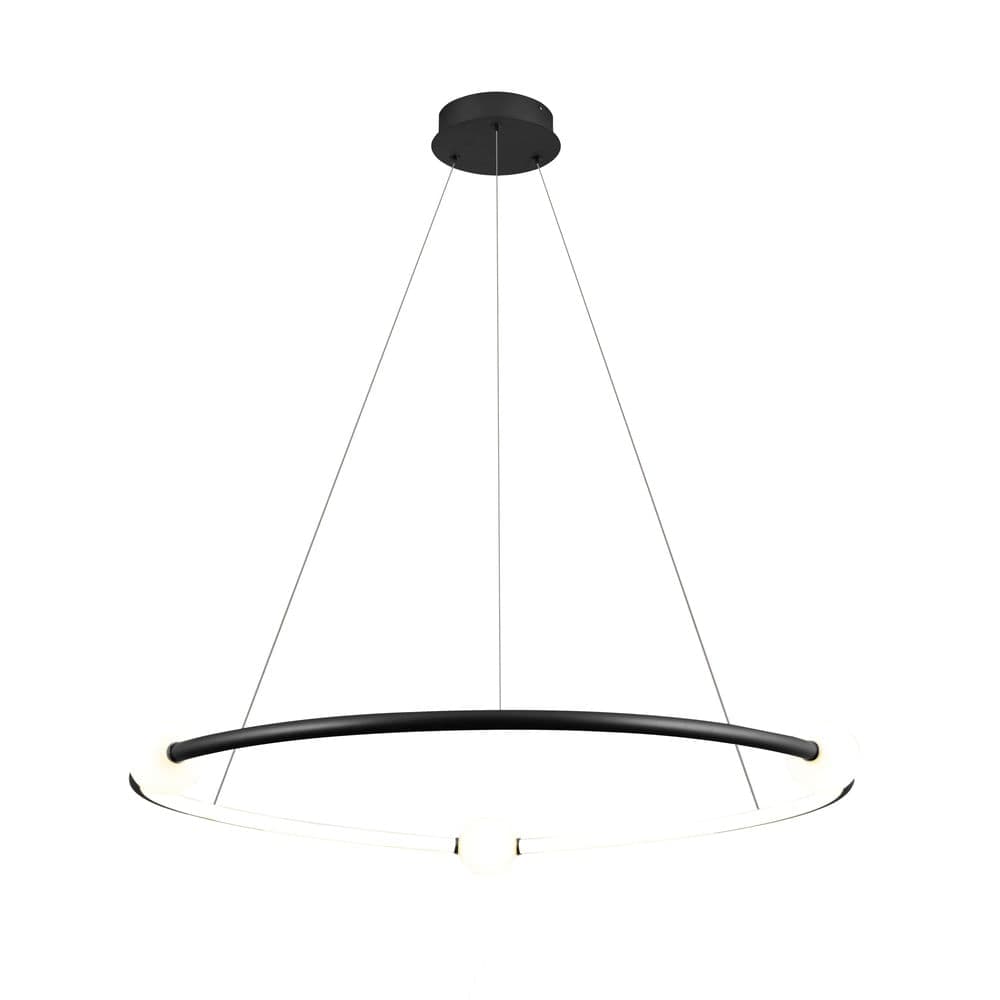 PENDENTE NEBULA PRETO E BRANCO 1xLED 35W — imagem 1 do catálogo Bella