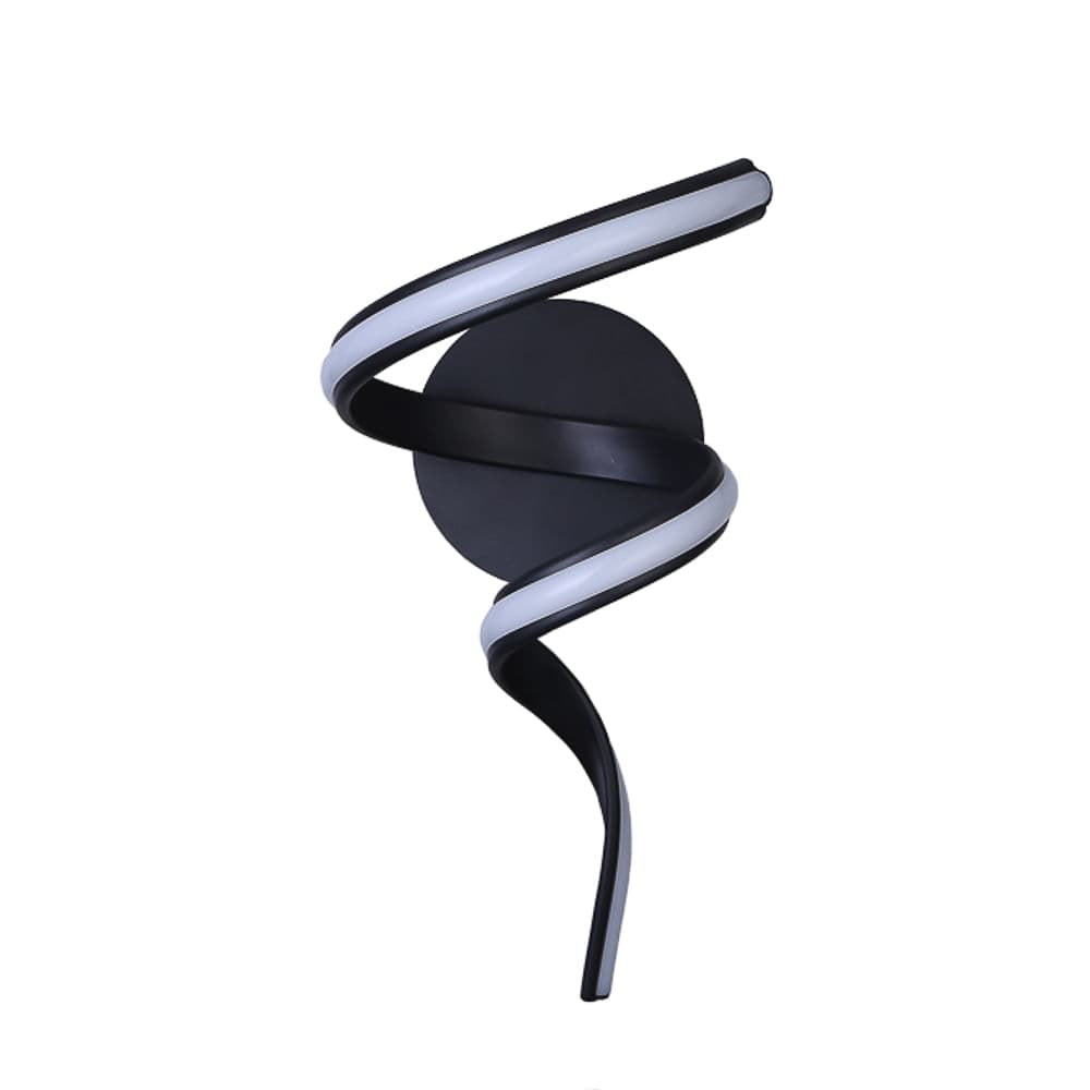 ARANDELA FLUIRE PRETO E BRANCO 1xLED 12W — imagem 1 do catálogo Bella