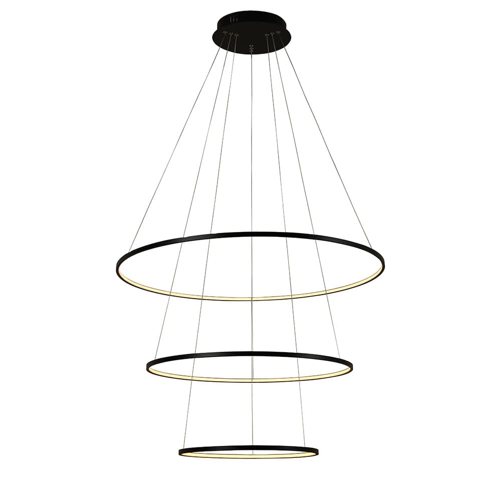 PENDENTE BIRDIE OVAL PENDENTE BIRDIE PRETO E BRANCO 1xLED 39W — imagem 1 do catálogo Bella