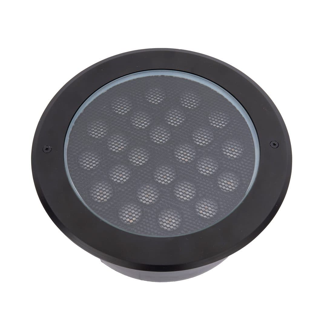 EMBUTIDO DE SOLO ANTIOFUSCANTE 24W — Temperatura de Cor: 3000K, Cor: Preto — imagem 1 do catálogo oficial Gaya
